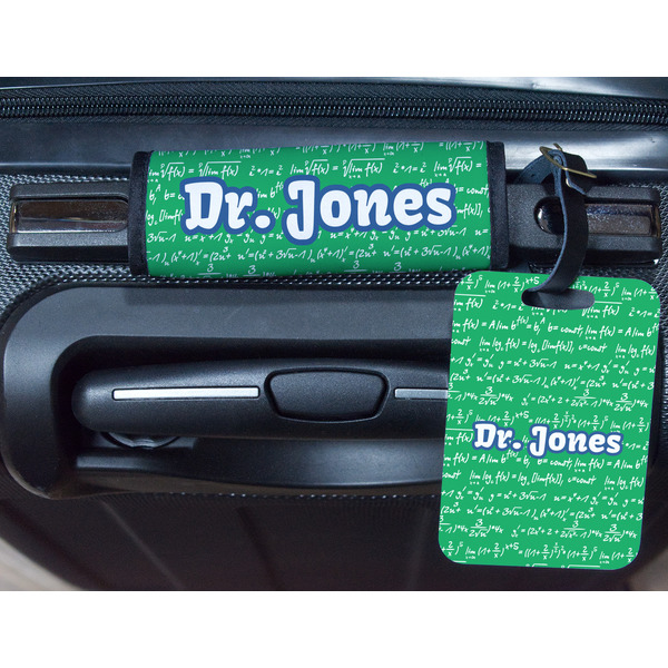 Equations Metal Luggage Tag & Handle Wrap - In Context