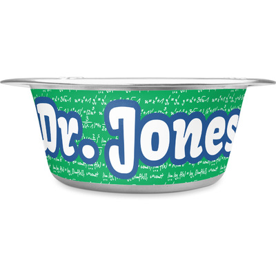 Equations Stainless Steel Dog Bowl - Large (Personalized)