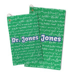 Equations Microfiber Golf Towel (Personalized)