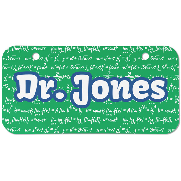 Custom Equations Mini/Bicycle License Plate (2 Holes) (Personalized)