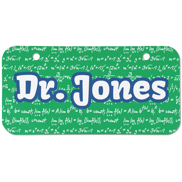 Equations Mini Bicycle License Plate - Two Holes