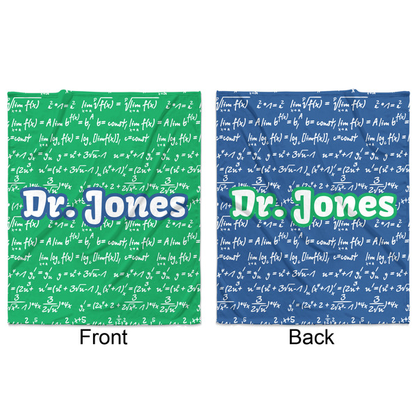 Equations Minky Blanket - 50"x60" - Double Sided - Front & Back