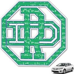 Equations Monogram Car Decal (Personalized)