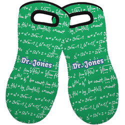 Equations Neoprene Oven Mitts - Set of 2 w/ Name or Text