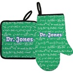 Equations Oven Mitt & Pot Holder Set w/ Name or Text
