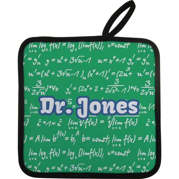 Custom Equations Pot Holder w/ Name or Text