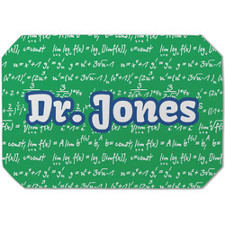 Equations Dining Table Mat - Octagon (Single-Sided) w/ Name or Text