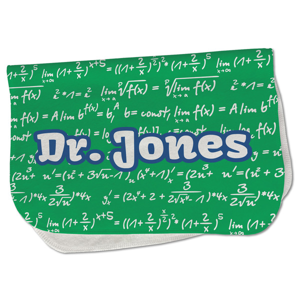 Custom Equations Burp Cloth - Fleece w/ Name or Text