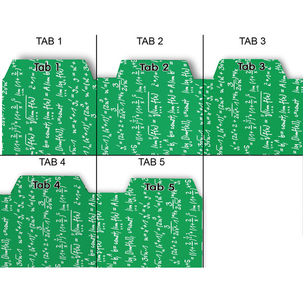 Equations Page Dividers - Set of 5 - Approval