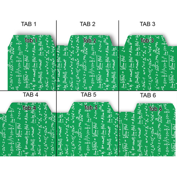 Equations Page Dividers - Set of 6 - Approval