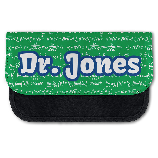 Custom Equations Canvas Pencil Case w/ Name or Text
