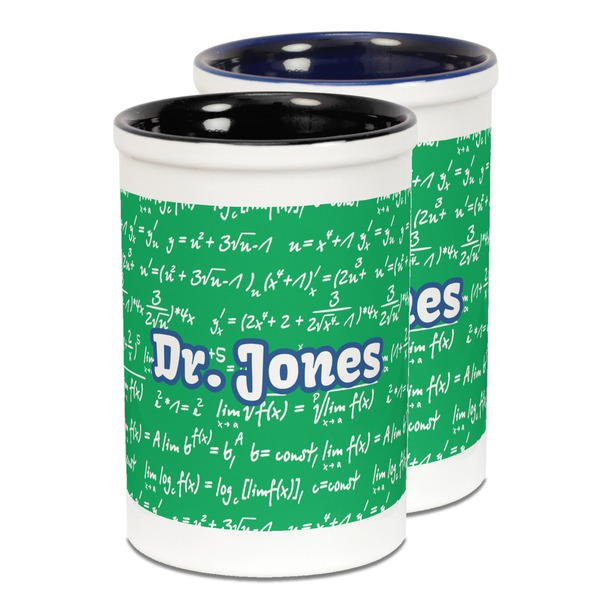 Custom Equations Ceramic Pencil Holder - Large