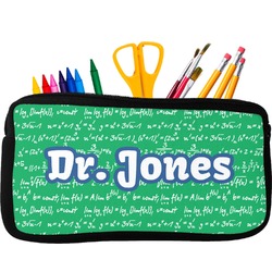 Equations Neoprene Pencil Case - Small w/ Name or Text