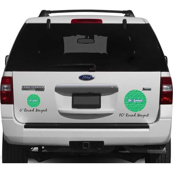 Equations Personalized Car Magnets on Ford Explorer
