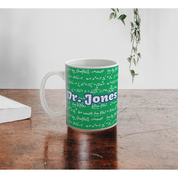 Equations Personalized Coffee Mug - Lifestyle