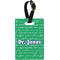 Equations Personalized Rectangular Luggage Tag