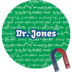 Equations Round Fridge Magnet (Personalized)