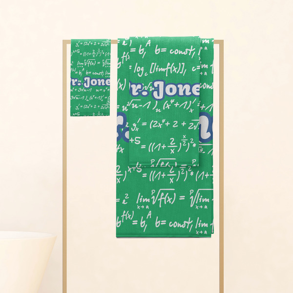 Equations Personalized Towel Set