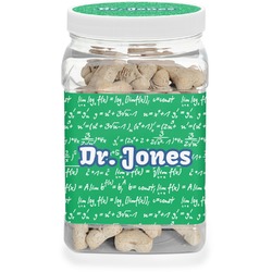 Equations Dog Treat Jar (Personalized)