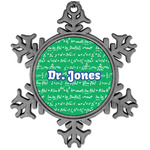 Equations Vintage Snowflake Ornament (Personalized)