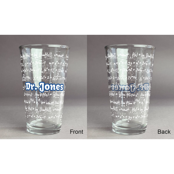 Equations Pint Glass - Full Fill w Transparency - Approval