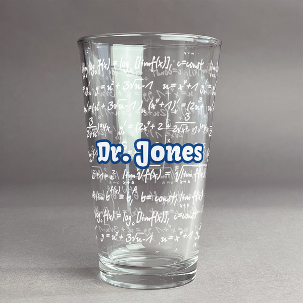Custom Equations Pint Glass - Full Print (Personalized)