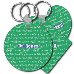 Equations Plastic Keychain (Personalized)