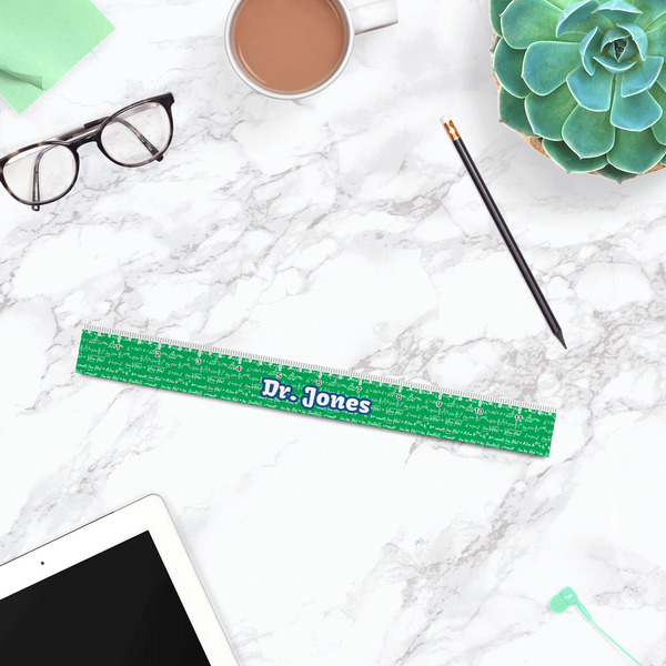 Equations Plastic Ruler - 12" - LIFESTYLE