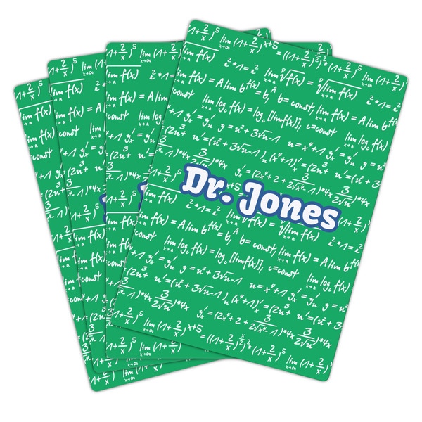 Equations Playing Cards - Hand Back View