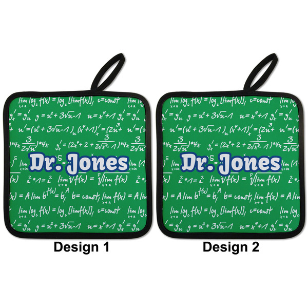 Equations Pot Holders - Set of 2 APPROVAL