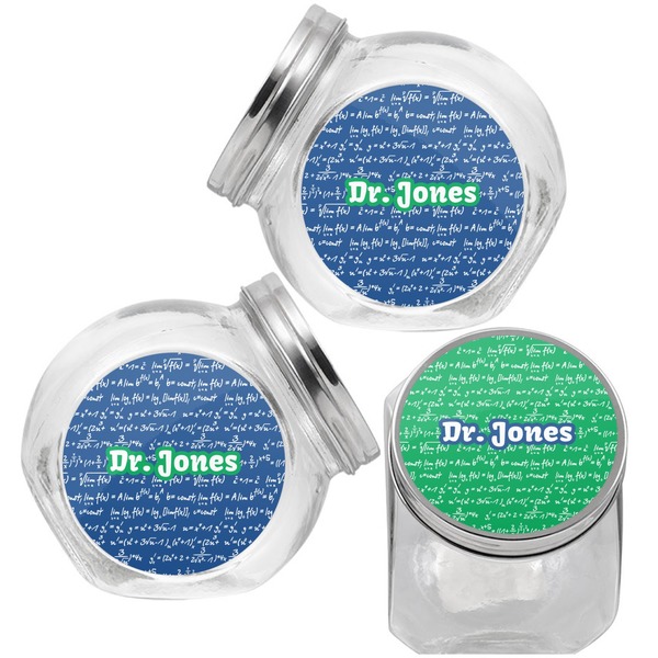 Equations Puppy Treat Jar - Top Left Right