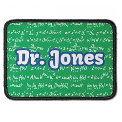 Equations Iron On Rectangle Patch w/ Name or Text