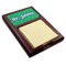 Equations Red Mahogany Sticky Note Holder - Angle