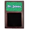 Equations Red Mahogany Sticky Note Holder - Flat