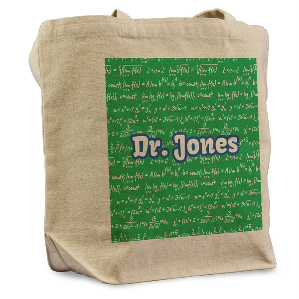 Custom Equations Reusable Cotton Grocery Bag (Personalized)