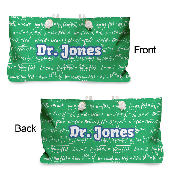 Equations Large Rope Tote - From & Back View