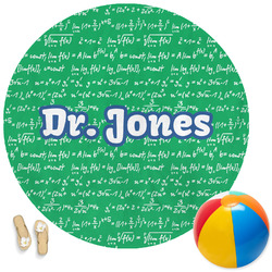 Equations Round Beach Towel (Personalized)