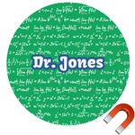 Equations Round Car Magnet - 6" (Personalized)