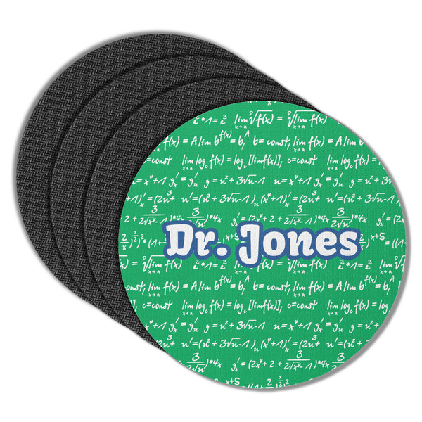 Equations Round Coaster Rubber Back - Main