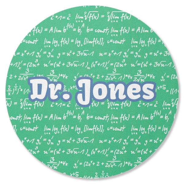 Equations Round Coaster Rubber Back - Single
