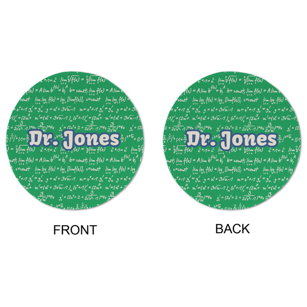 Equations Round Linen Placemats - APPROVAL (double sided)