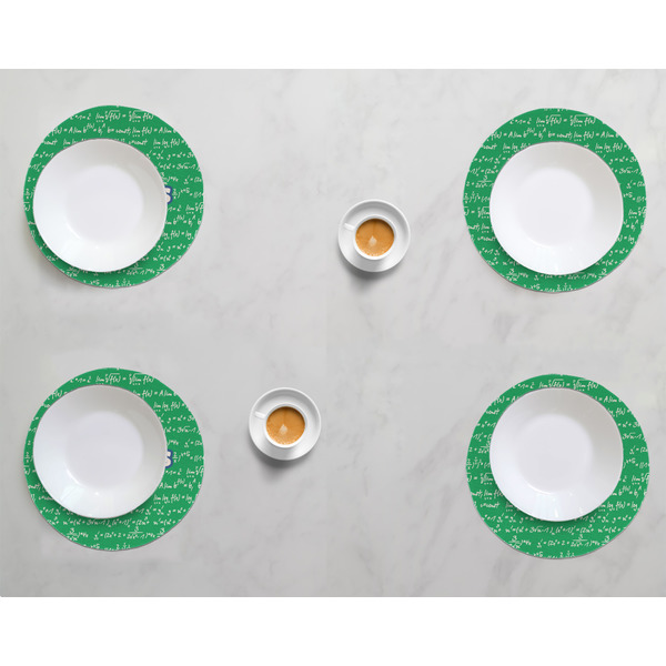 Equations Round Linen Placemats - LIFESTYLE (set of 4)