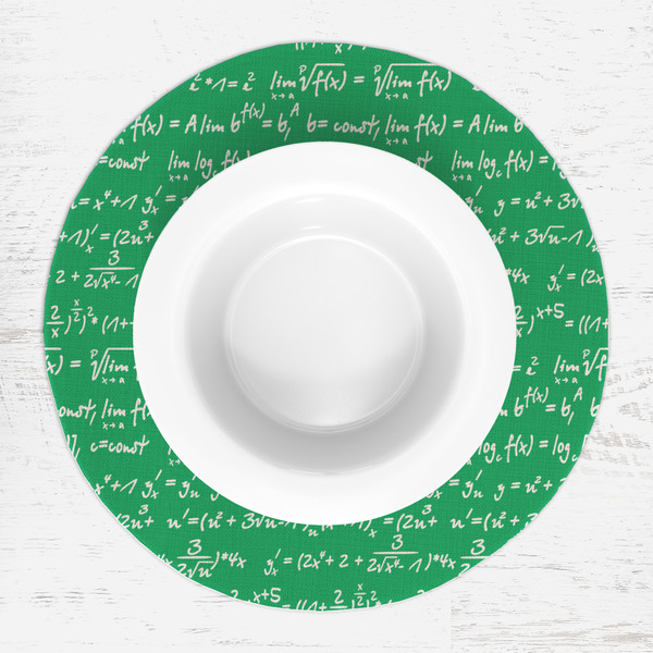 Equations Round Linen Placemats - LIFESTYLE (single)