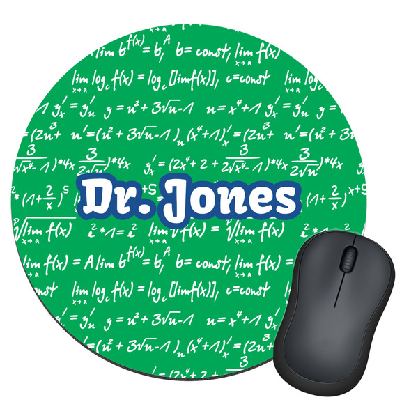 Custom Equations Round Mouse Pad (Personalized)