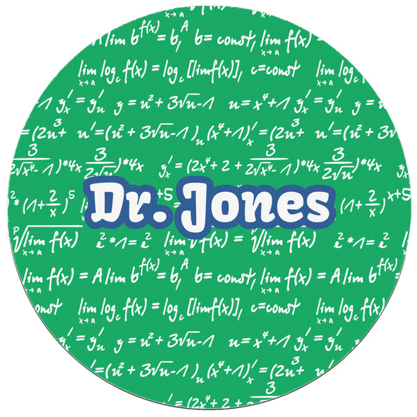 Equations Round Mousepad - APPROVAL
