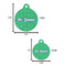 Equations Round Pet ID Tag - Large - Comparison Scale