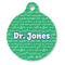 Equations Round Pet ID Tag - Large - Front