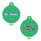 Equations Round Pet Tag - Front & Back