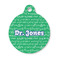 Equations Round Pet Tag