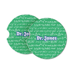 Equations Sandstone Car Coasters - Set of 2 (Personalized)